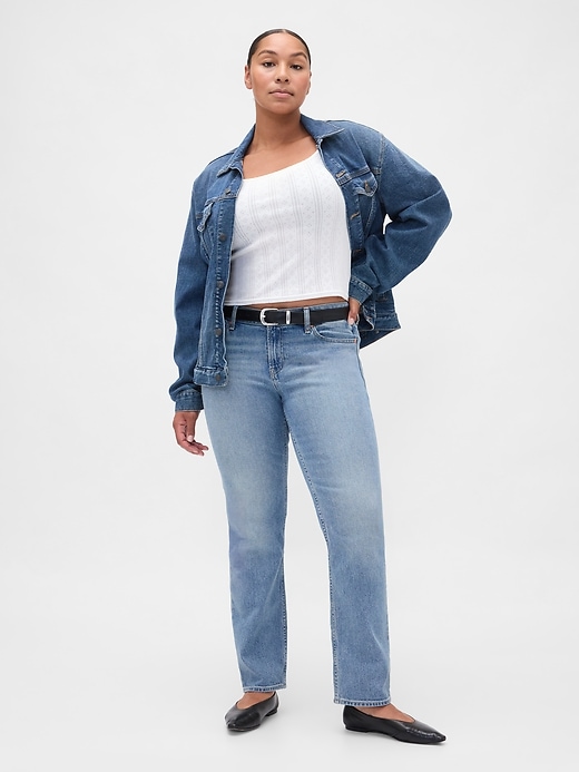 curvy low rise slim straight jeans aus den 90ern