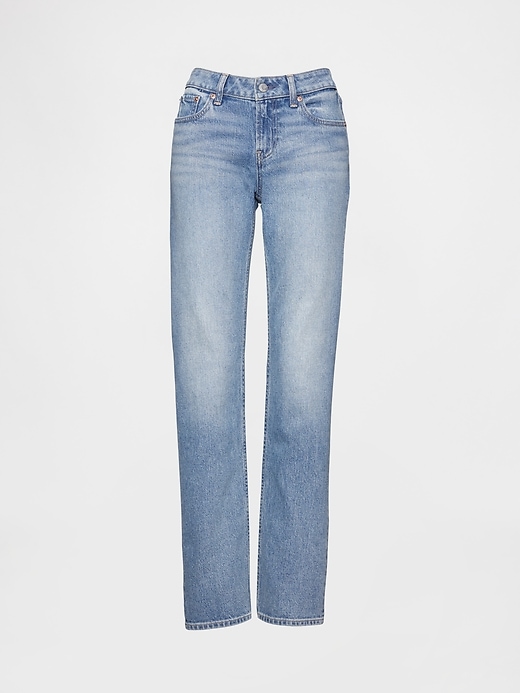 curvy low rise slim straight jeans aus den 90ern