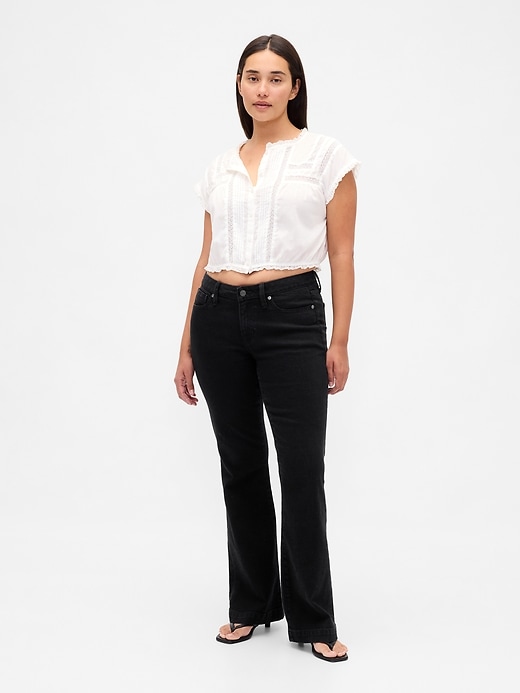curvy low rise long lean jeans