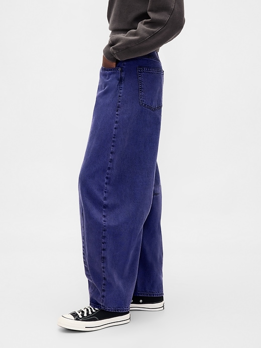 gap × disney tim burtons the nightmare before christmas mid rise ultrasoft barrel jeans