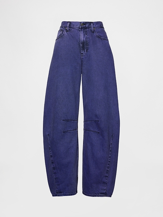 gap × disney tim burtons the nightmare before christmas mid rise ultrasoft barrel jeans