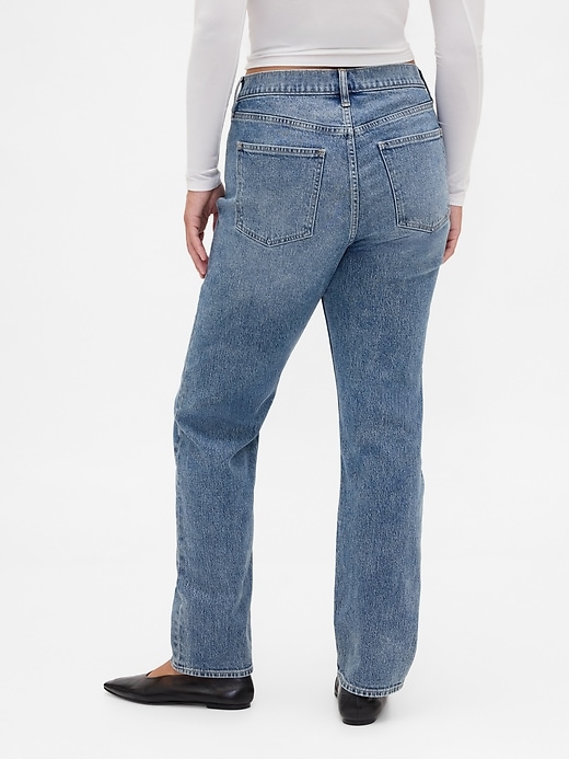 high rise 90s slim straight jeans