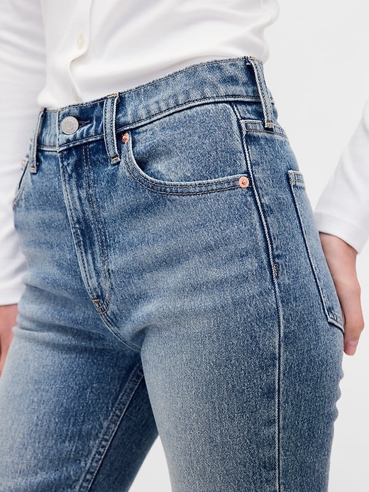 high rise 90s slim straight jeans