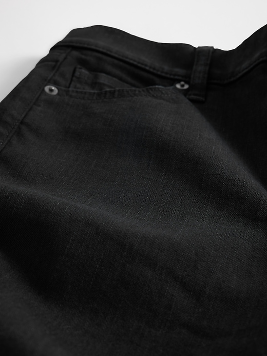 high-rise-jeans mit weitem schlag