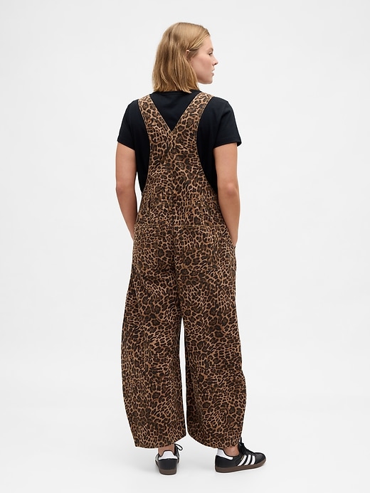 ultraweiche denim-overalls mit hufeisenmuster