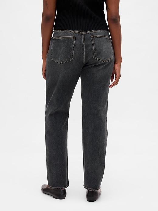 high rise 90s slim straight jeans