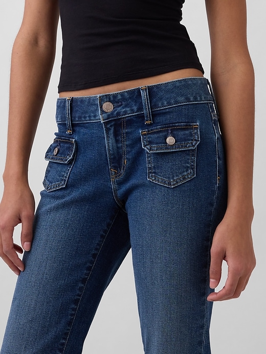 hüftjeans lang und schmal geschnitten