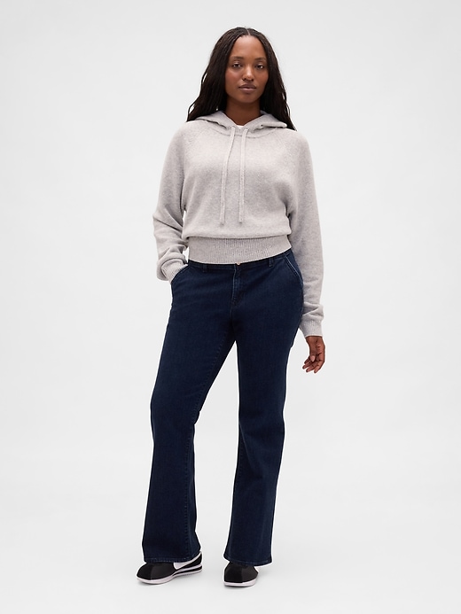 hüftjeans lang und schmal geschnitten