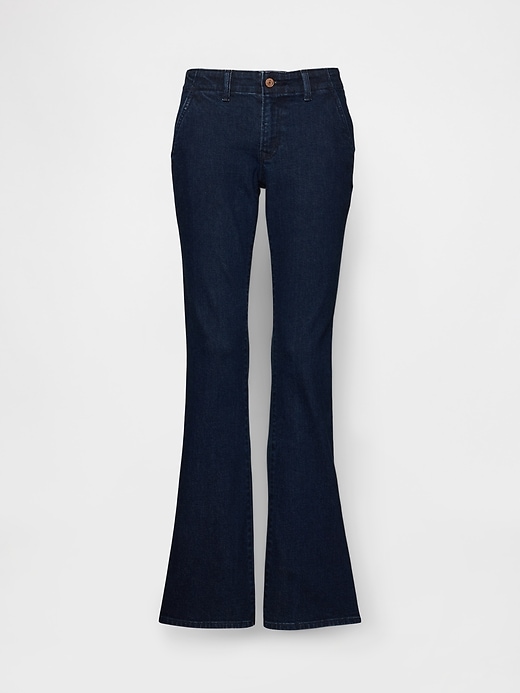 hüftjeans lang und schmal geschnitten