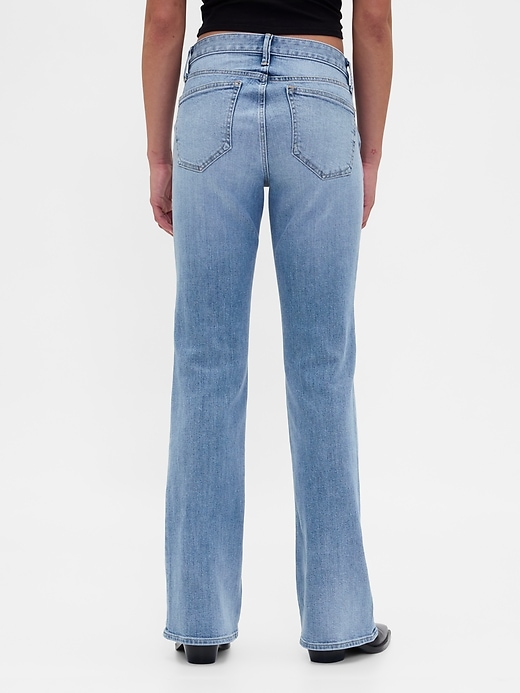 low rise braid pocket long lean jeans