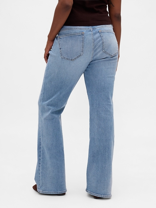 low rise braid pocket long lean jeans