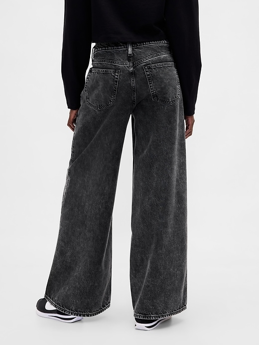ultrasoft baggy jeans mit mittelhohem bund