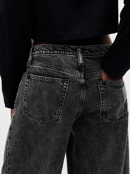 ultrasoft baggy jeans mit mittelhohem bund