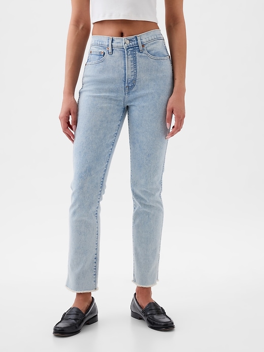 high rise vintage slim jeans