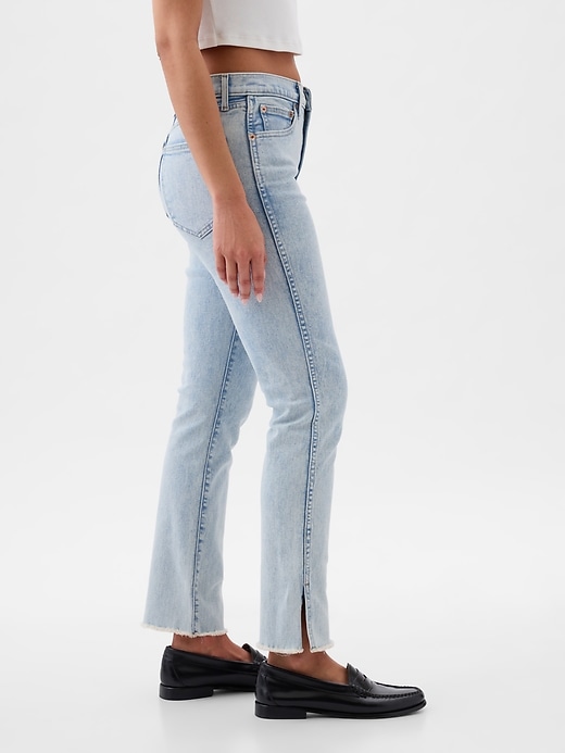 high rise vintage slim jeans