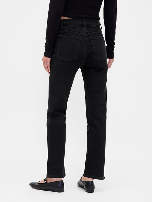 high rise 90s slim straight jeans