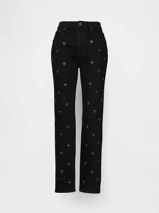 high rise 90s slim straight jeans