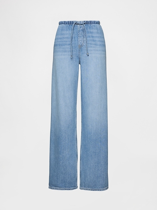 hüftjeans aus ultraweichem lockerem 90er-jahre-stil