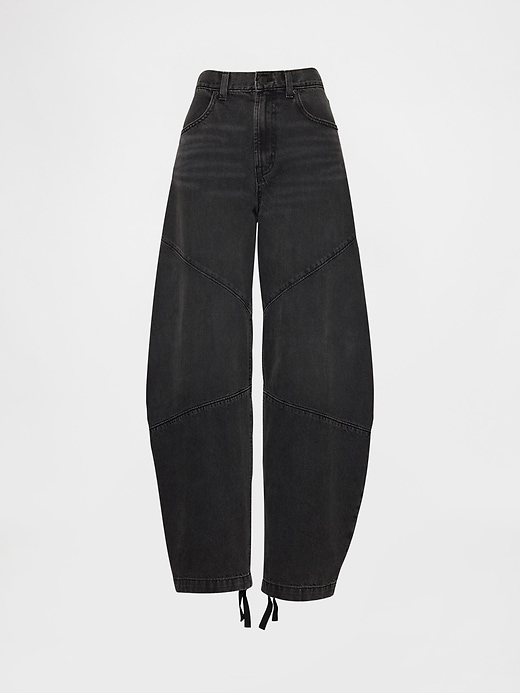 stranger things high rise seamed horseshoe jeans