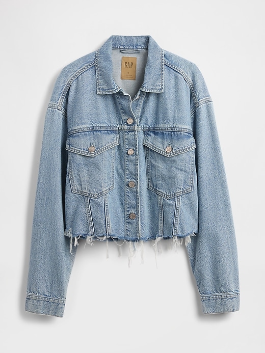 ultrasoft icon denim crop jacket