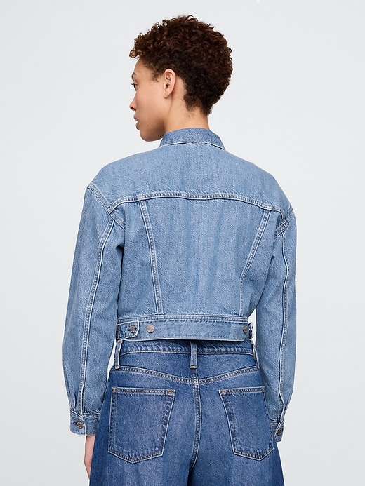 ultrasoft icon denim crop jacket