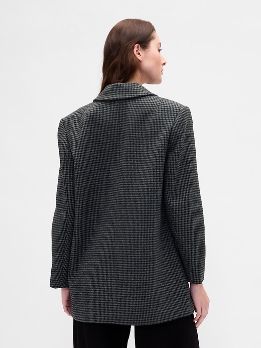 oversized blazer aus wollmischung