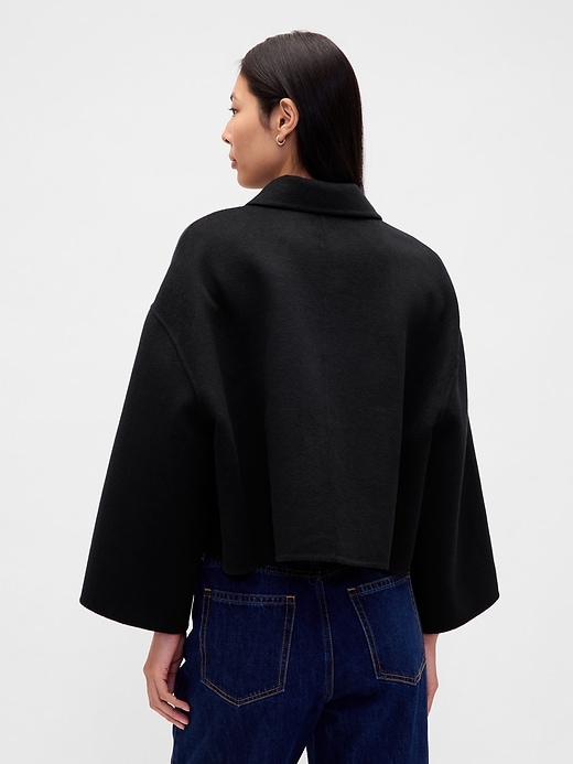 swingjacke aus wollmischung