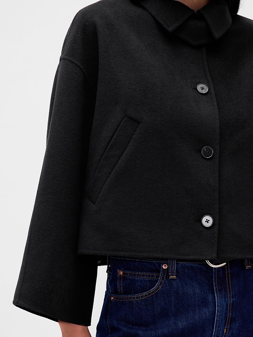 swingjacke aus wollmischung