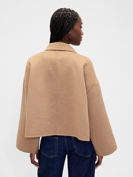 swingjacke aus wollmischung