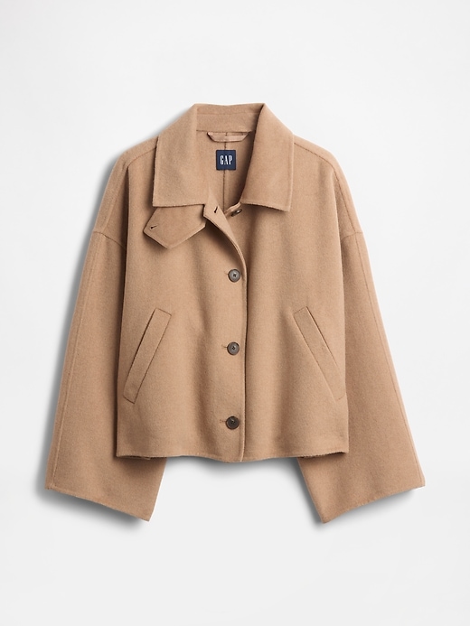 swingjacke aus wollmischung