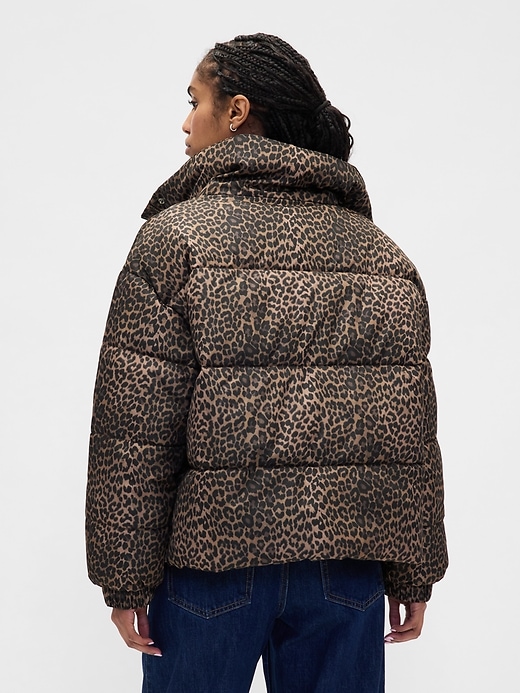 steppjacke mit kunstpelzbesatz