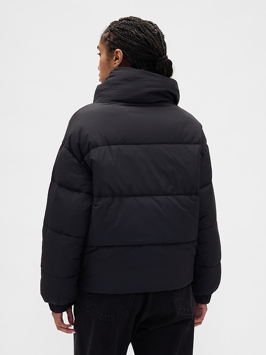 steppjacke mit kunstpelzbesatz