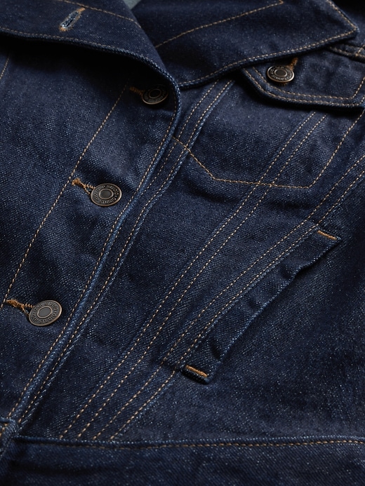 gapstudio jeansjacke mit naht
