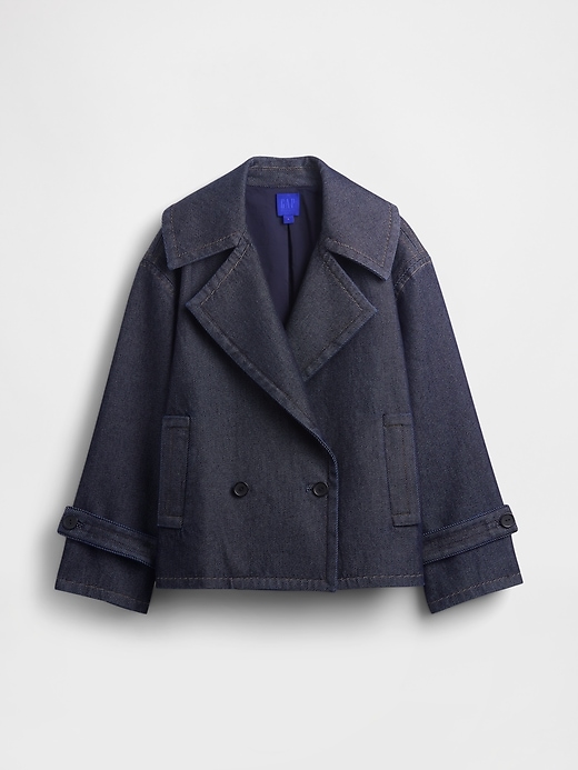 gapstudio denim cocoon mantel