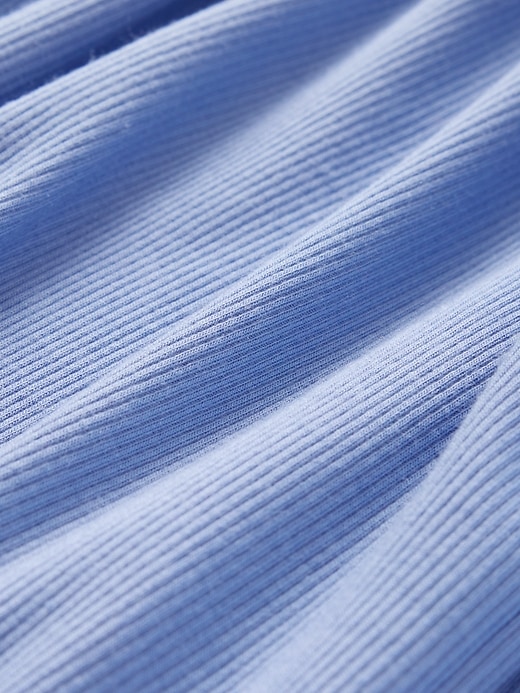 mini-ripp-pyjamahose mit weitem bein