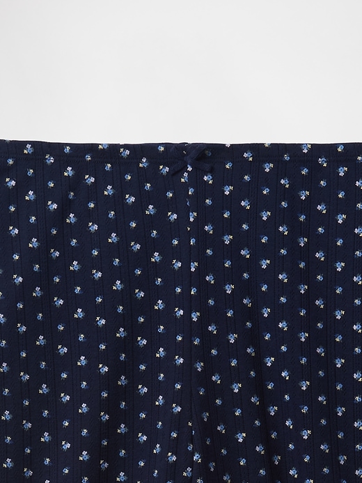 pointelle crop pj pants
