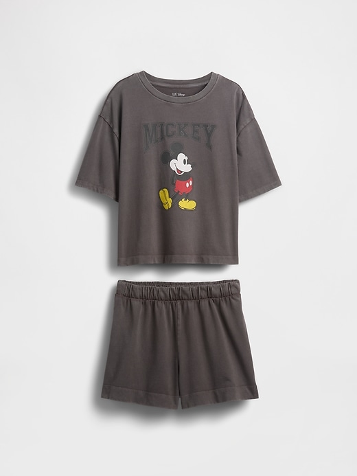 gap × disney t-shirt für erwachsene aus schwerer baumwolle mit grafikprint