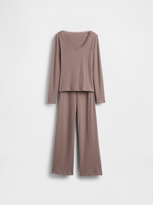 pointelle pyjama-set