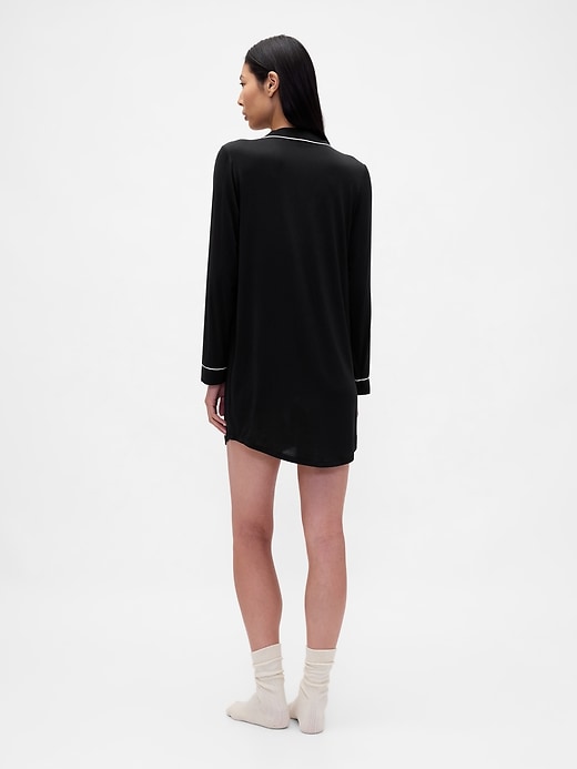 weichstes modal-pyjama-hemdkleid