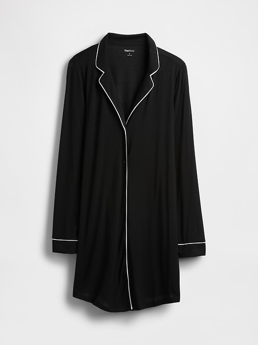 weichstes modal-pyjama-hemdkleid