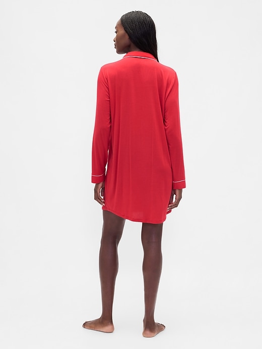 weichstes modal-pyjama-hemdkleid