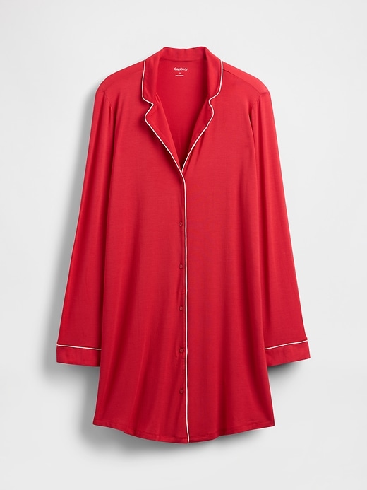 weichstes modal-pyjama-hemdkleid