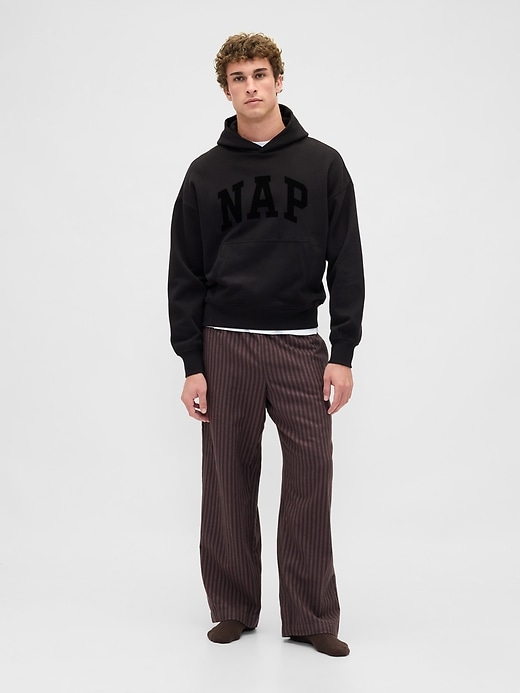 pyjamahose aus weichem flanell für erwachsene