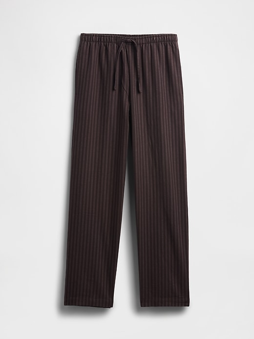 pyjamahose aus weichem flanell für erwachsene