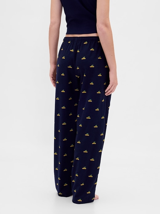 pyjamahose aus weichem flanell für erwachsene