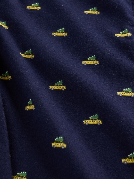 pyjamahose aus weichem flanell für erwachsene