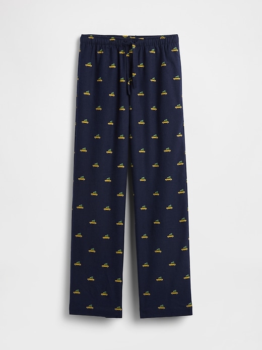 pyjamahose aus weichem flanell für erwachsene