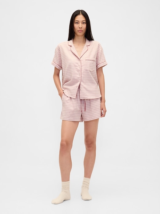pyjama-set aus weichem flanell für erwachsene