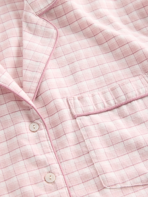 pyjama-set aus weichem flanell für erwachsene