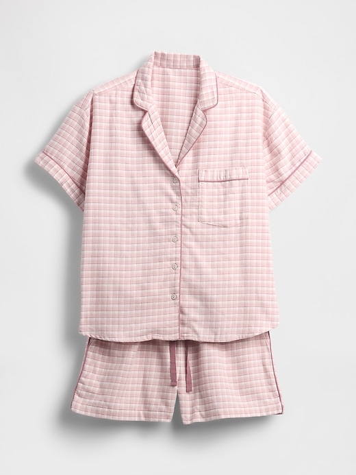 pyjama-set aus weichem flanell für erwachsene
